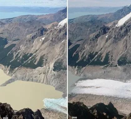 Alerta en El Chaltén por riesgo de deslizamiento en Lago Torre