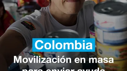 Bogotá se moviliza para enviar ayuda a víctimas del terremoto