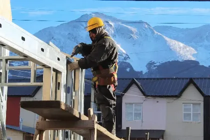 Caída del 47,8% en la construcción en Tierra del Fuego