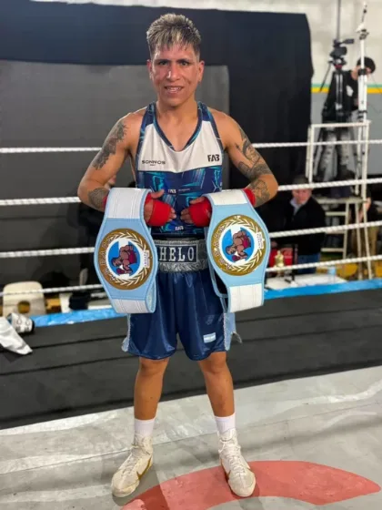 Damián Arias, campeón santacruceño, apunta al salto al boxeo profesional