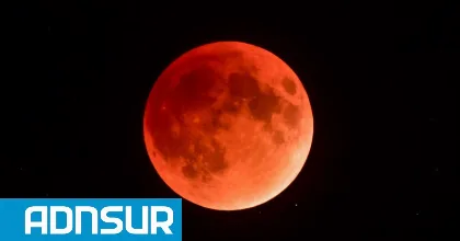 Eclipse lunar: Luna de sangre en Chubut