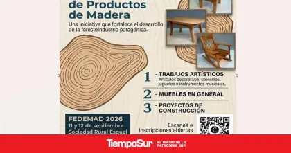 Esquel será sede de la Feria de la Madera de la Patagonia en septiembre
