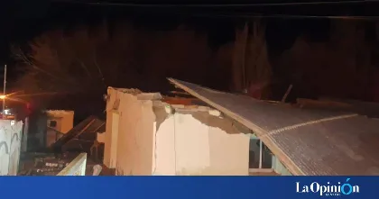 Explosión por acumulación de gas y cortocircuito en vivienda de Perito Moreno