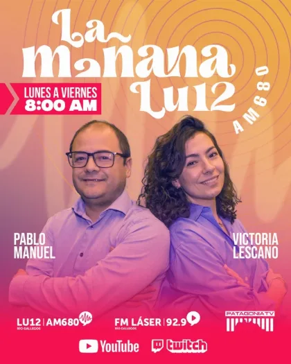 La Mañana de LU12: información actualizada para Santa Cruz y la Patagonia