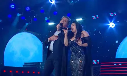 La riogalleguense Gisela Lepío brilló en “Es mi sueño” junto a Guillermo Andino