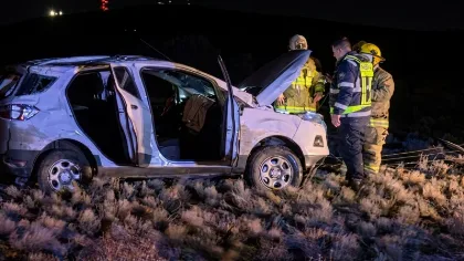Mujer salva su vida tras volcar en Ruta Provincial 43 gracias al cinturón de seguridad