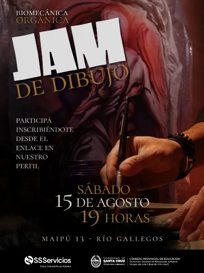 Museo Minnicelli organiza Jam de Dibujo con modelo vivo y música en Río Gallegos