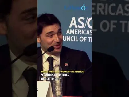 Nacho Torres usó Tinder para explicar el desafío energético en el Council of the Americas