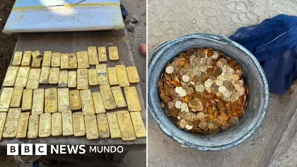 Obreros hallan tesoro de US$10 millones en oro en Bélgica