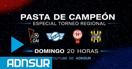 Pasta de Campeón presenta su programa especial por el Torneo Regional Amateur