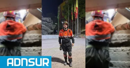 Rescatista de General Roca trabaja en búsqueda tras terremoto en Colombia