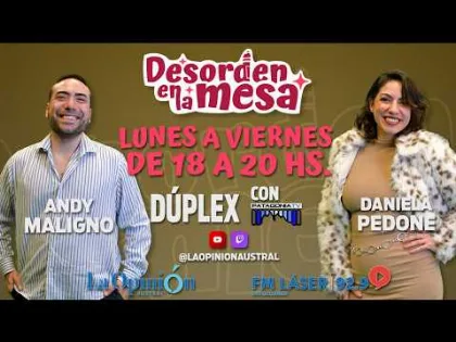 Risas y desorden en la mesa de Río Gallegos