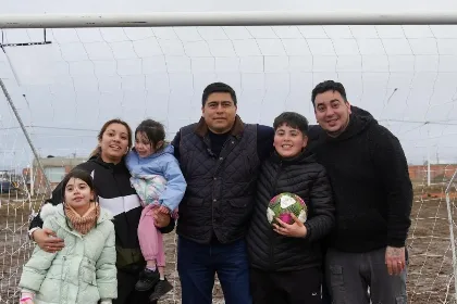 Un niño de Río Gallegos logra un espacio recreativo para su barrio