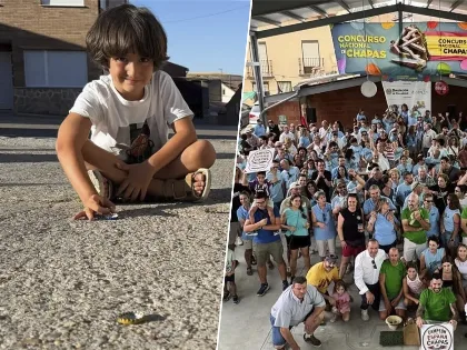 Un pueblo de Valladolid con 72 habitantes organizó un torneo de chapas con 500 inscriptos