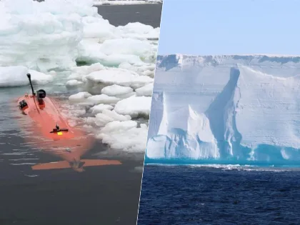 Un robot submarino desaparece bajo el hielo de la Antártida y revela su cara oculta