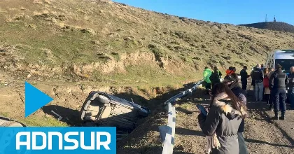 Accidente en la Ruta 3: volcó un auto que iba a una entrevista laboral