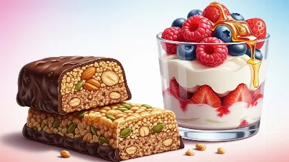 Barritas proteicas o yogur: qué colación diaria conviene según especialistas