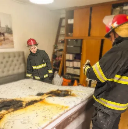 Casi se produce un incendio en Río Gallegos por un calefactor