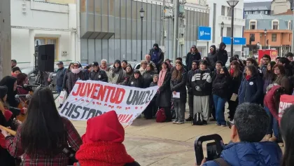 Conmemoración en Punta Arenas por el golpe de Estado en Chile