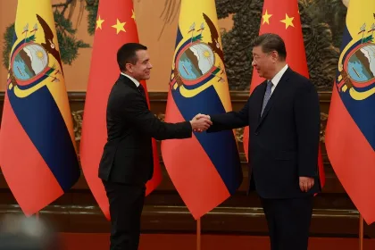 Daniel Noboa inicia visita de Estado en China para fortalecer comercio e inversiones