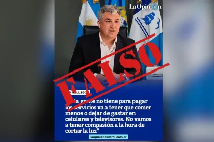 Desmienten fake news sobre Matías Cortijo y servicios públicos