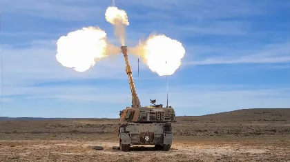 El Ejército Argentino realizó un ejercicio de fuego real en Santa Cruz
