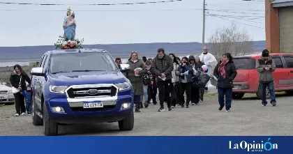 Fieles de Río Gallegos participaron de la procesión a San Nicolás