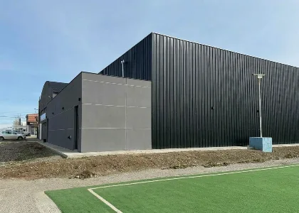 Inauguración de la ampliación del Gimnasio Verón en Río Gallegos