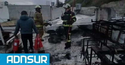 Incendio en concesionaria de Comodoro genera alarma entre vecinos