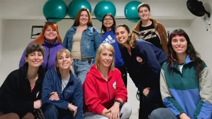 Jornada de actividad física solidaria en Río Gallegos