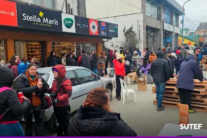 Paro de SUTEF afecta ventas en Ushuaia