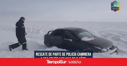 Rescatan a madre e hija varadas en la Ruta Provincial N°39