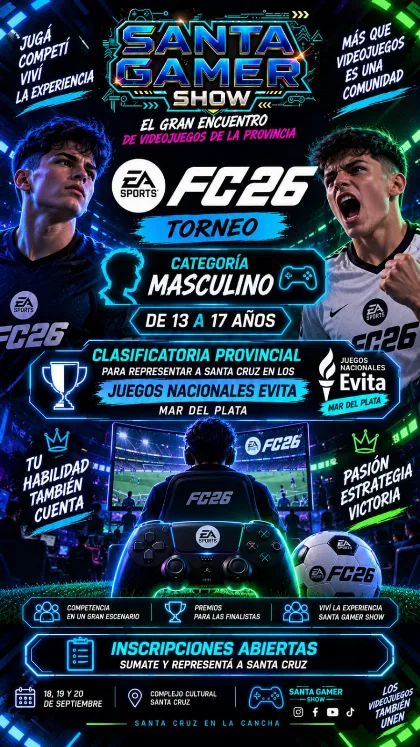 Santa Cruz se prepara para el primer Santa Gamer Show