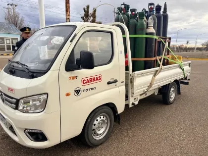 Secuestraron camión con garrafas de gas sin habilitación en Santa Cruz