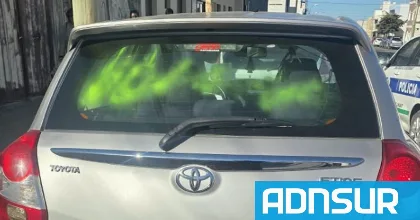Una mujer pintó un auto que bloqueaba su salida en Comodoro