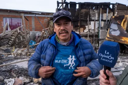 Walter Erazo organiza un trail solidario para reconstruir su hogar en Río Gallegos