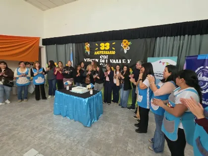 Celebración por los 33 años del CDI Virgen del Valle en Caleta Olivia