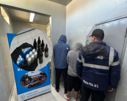 Detenidos por robo y agresión a policía en Río Gallegos