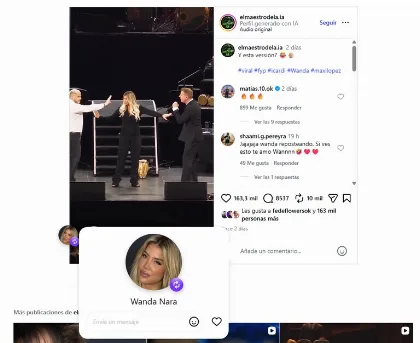 El video de Icardi y López que Wanda Nara compartió en redes