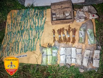 Grave accidente en San Julián: hallan 954 detonadores en una vivienda