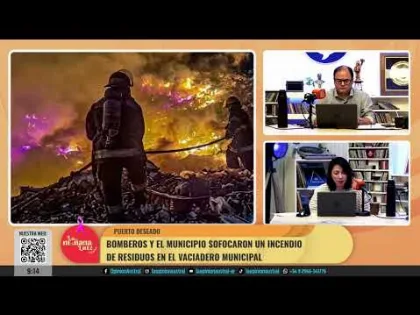 Incendio en el vacadero de Puerto Deseado fue controlado tras dos horas de trabajo