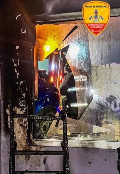 Incendio en vivienda de Río Turbio por falla eléctrica