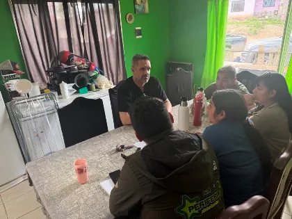 Sebastián Georgion se reunió con referentes en Caleta Olivia